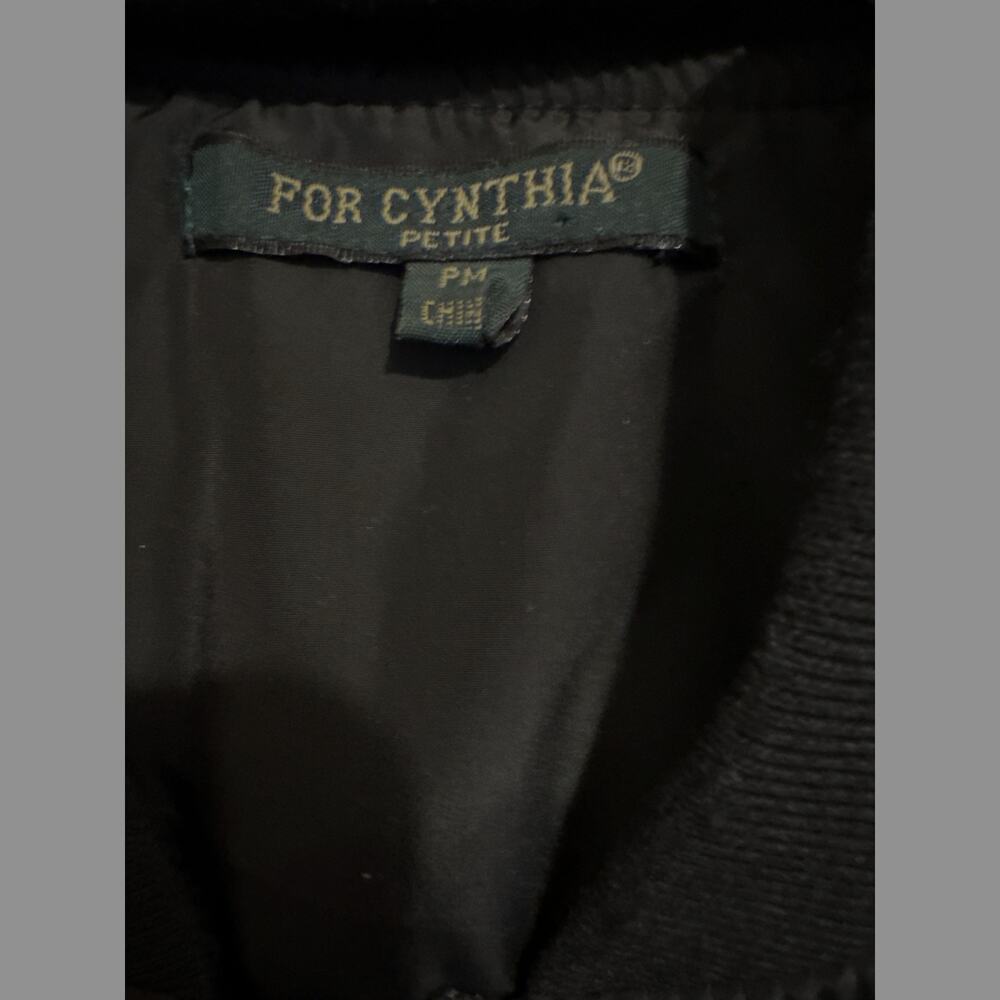 For Cynthia Womens Black Embroidered Sleeveless Vest Festival 90's Boho Petite M - Picture 4 of 11